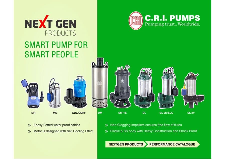 Cover of the CRI Waste Water Pumps performance catalogue