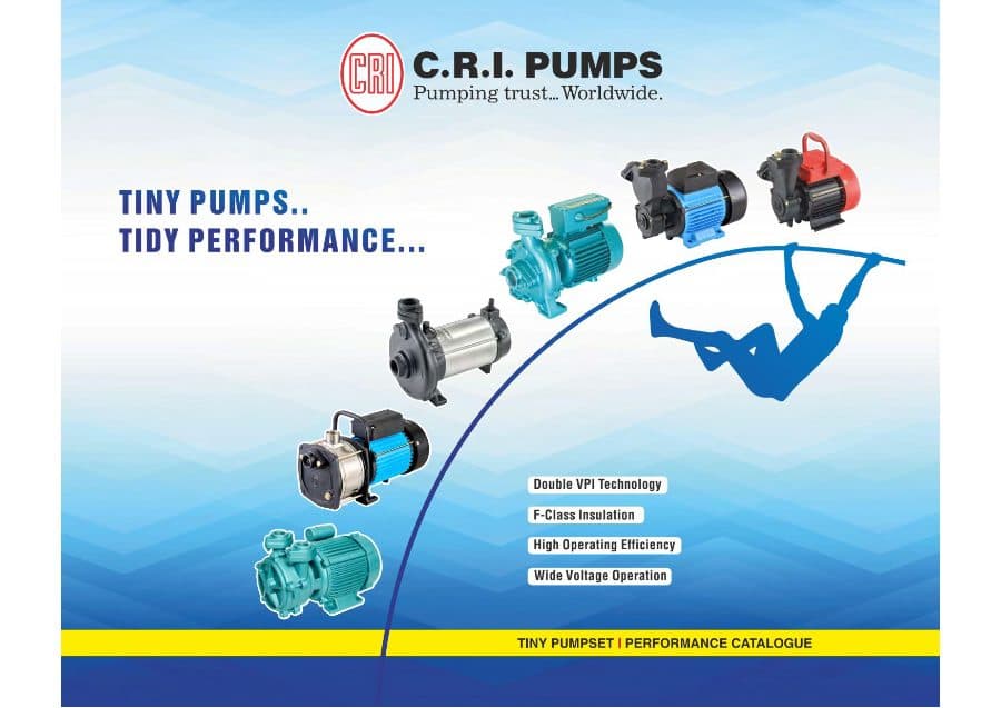 Cover of the CRI Tiny Pumps performance catalogue